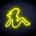 advpro-sexy-lady-ultra-bright-led-neon-sign-fnu0297 - Yellow