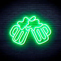 advpro-beer-mugs-ultra-bright-led-neon-sign-fnu0298 - Green