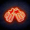 advpro-beer-mugs-ultra-bright-led-neon-sign-fnu0298 - Orange