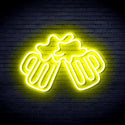 advpro-beer-mugs-ultra-bright-led-neon-sign-fnu0298 - Yellow