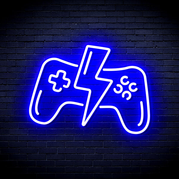 advpro-gamepad-ultra-bright-led-neon-sign-fnu0299 - Blue