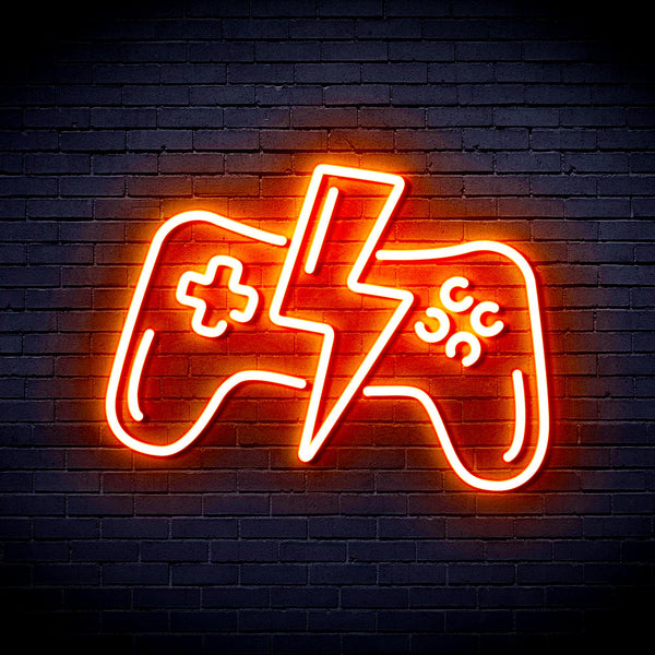 advpro-gamepad-ultra-bright-led-neon-sign-fnu0299 - Orange
