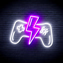 advpro-gamepad-ultra-bright-led-neon-sign-fnu0299 - White & Purple