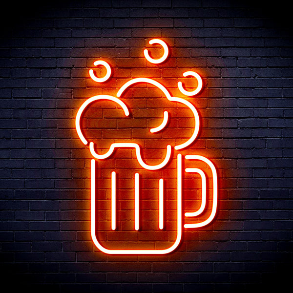 advpro-beer-mug-ultra-bright-led-neon-sign-fnu0302 - Orange