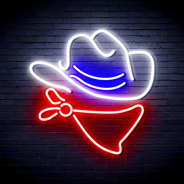 advpro-cowboy-hat-ultra-bright-led-neon-sign-fnu0303 - Multi-Color 1