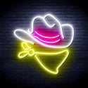 advpro-cowboy-hat-ultra-bright-led-neon-sign-fnu0303 - Multi-Color 8