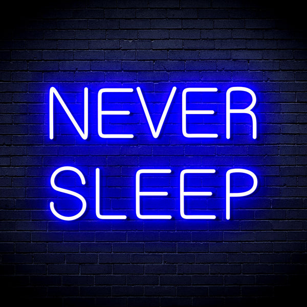 advpro-never-sleep-ultra-bright-led-neon-sign-fnu0306 - Blue