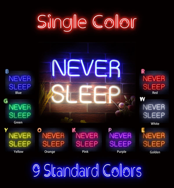 advpro-never-sleep-ultra-bright-led-neon-sign-fnu0306 - Classic