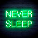 advpro-never-sleep-ultra-bright-led-neon-sign-fnu0306 - Green
