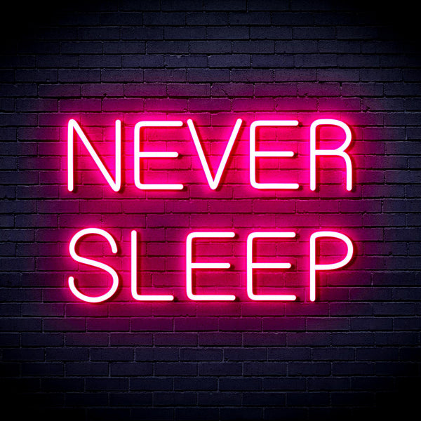 advpro-never-sleep-ultra-bright-led-neon-sign-fnu0306 - Pink