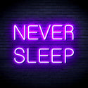 advpro-never-sleep-ultra-bright-led-neon-sign-fnu0306 - Purple