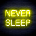 advpro-never-sleep-ultra-bright-led-neon-sign-fnu0306 - Yellow