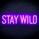 advpro-stay-wild-ultra-bright-led-neon-sign-fnu0307 - Purple
