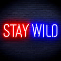 advpro-stay-wild-ultra-bright-led-neon-sign-fnu0307 - Red & Blue