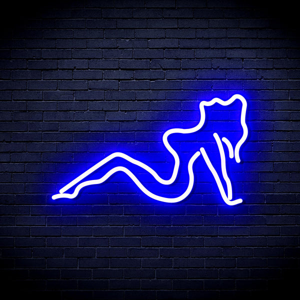 advpro-sexy-lady-ultra-bright-led-neon-sign-fnu0309 - Blue