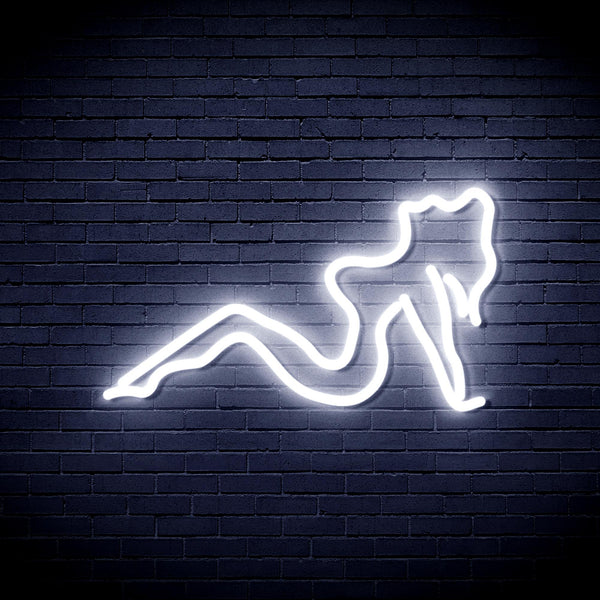 advpro-sexy-lady-ultra-bright-led-neon-sign-fnu0309 - White