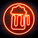 advpro-beer-mug-in-circle-ultra-bright-led-neon-sign-fnu0311 - Orange