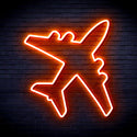advpro-aeroplane-ultra-bright-led-neon-sign-fnu0314 - Orange