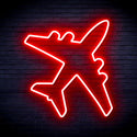 advpro-aeroplane-ultra-bright-led-neon-sign-fnu0314 - Red