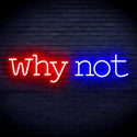 advpro-why-not-ultra-bright-led-neon-sign-fnu0315 - Red & Blue