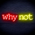 advpro-why-not-ultra-bright-led-neon-sign-fnu0315 - Red & Yellow