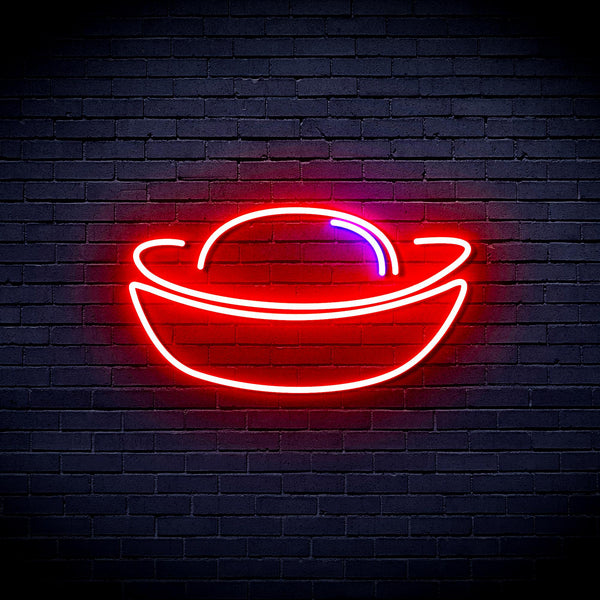 advpro-gold-ingot-ultra-bright-led-neon-sign-fnu0316 - Blue & Red