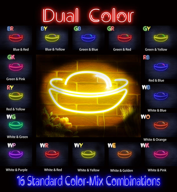 advpro-gold-ingot-ultra-bright-led-neon-sign-fnu0316 - Dual-Color