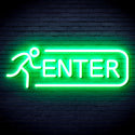 advpro-enter-sign-ultra-bright-led-neon-sign-fnu0318 - Green