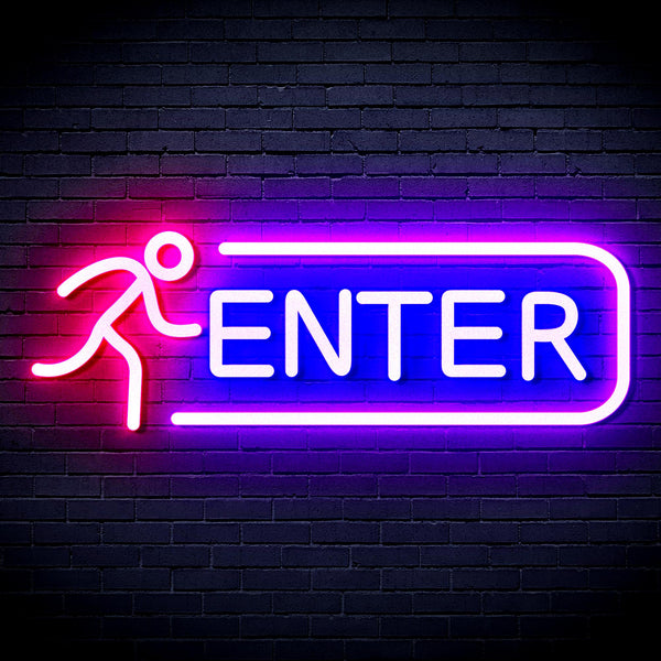 advpro-enter-sign-ultra-bright-led-neon-sign-fnu0318 - Multi-Color 2