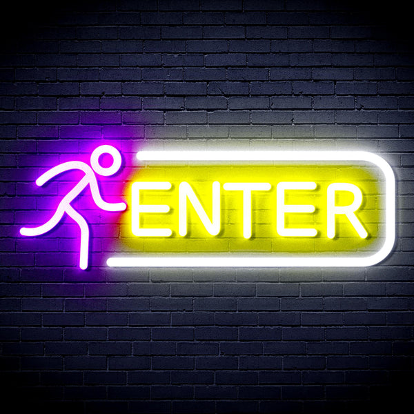 advpro-enter-sign-ultra-bright-led-neon-sign-fnu0318 - Multi-Color 5