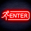 advpro-enter-sign-ultra-bright-led-neon-sign-fnu0318 - Red