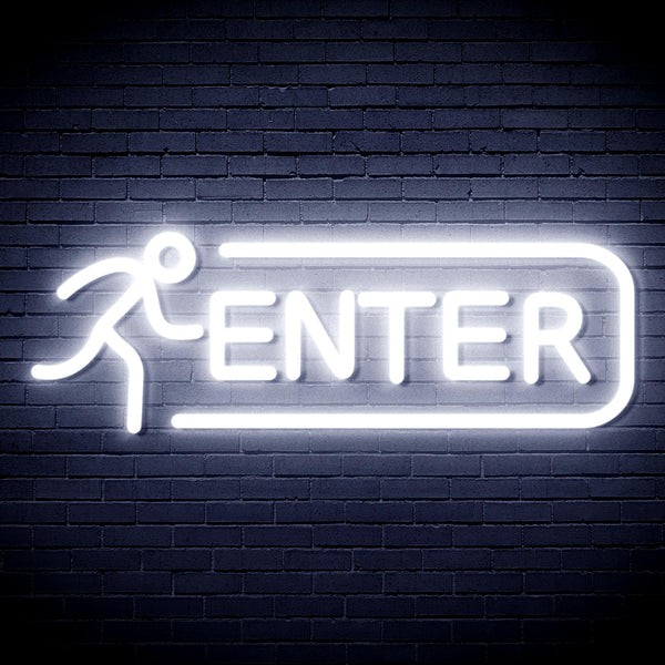 advpro-enter-sign-ultra-bright-led-neon-sign-fnu0318 - White
