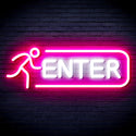 advpro-enter-sign-ultra-bright-led-neon-sign-fnu0318 - White & Pink