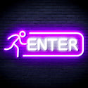 advpro-enter-sign-ultra-bright-led-neon-sign-fnu0318 - White & Purple