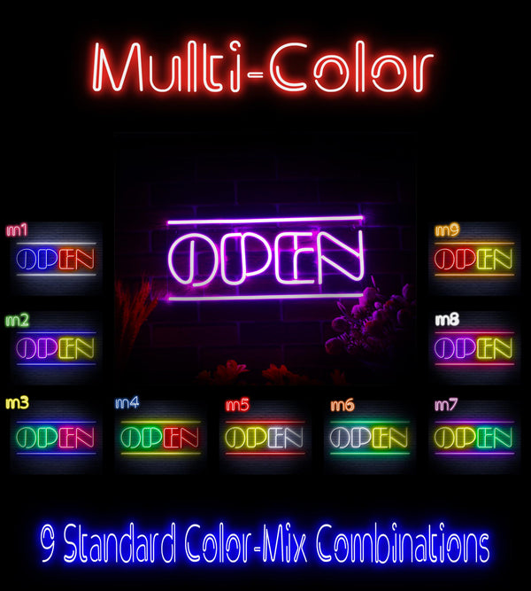 advpro-open-sign-ultra-bright-led-neon-sign-fnu0319 - Multi-Color