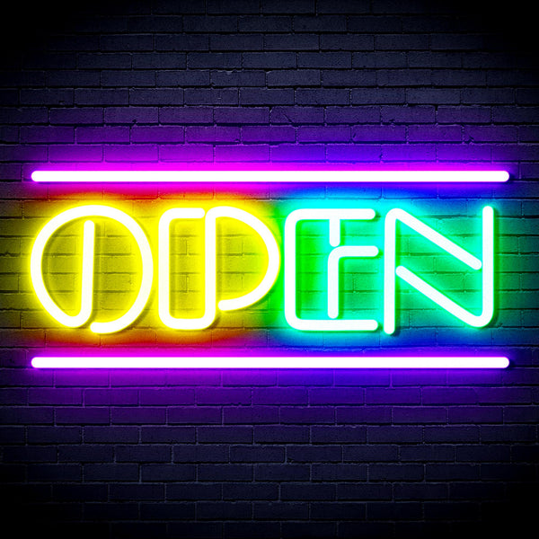 advpro-open-sign-ultra-bright-led-neon-sign-fnu0319 - Multi-Color 7