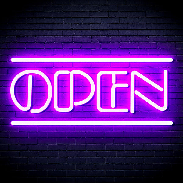 advpro-open-sign-ultra-bright-led-neon-sign-fnu0319 - Purple