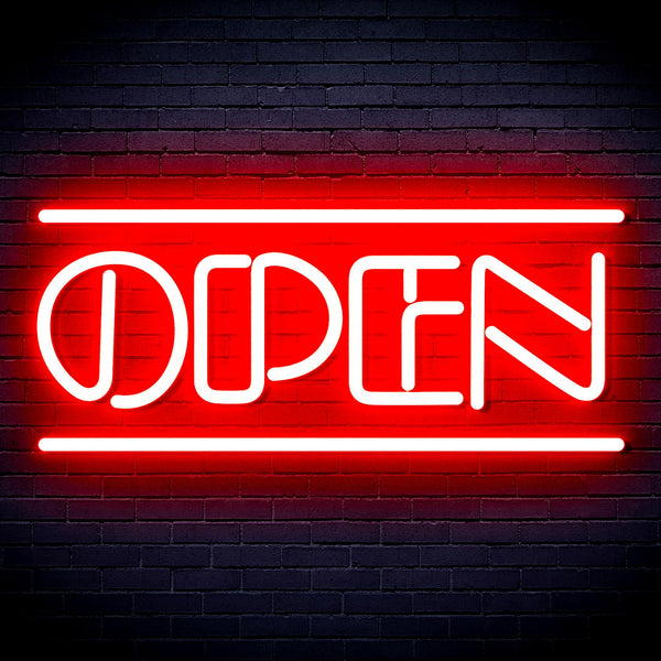 advpro-open-sign-ultra-bright-led-neon-sign-fnu0319 - Red
