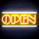 advpro-open-sign-ultra-bright-led-neon-sign-fnu0319 - White & Golden Yellow
