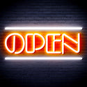 advpro-open-sign-ultra-bright-led-neon-sign-fnu0319 - White & Orange