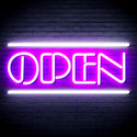 advpro-open-sign-ultra-bright-led-neon-sign-fnu0319 - White & Purple