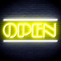 advpro-open-sign-ultra-bright-led-neon-sign-fnu0319 - White & Yellow