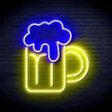 advpro-beer-mug-ultra-bright-led-neon-sign-fnu0320 - Blue & Yellow