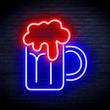 advpro-beer-mug-ultra-bright-led-neon-sign-fnu0320 - Red & Blue