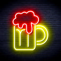 advpro-beer-mug-ultra-bright-led-neon-sign-fnu0320 - Red & Yellow