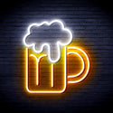 advpro-beer-mug-ultra-bright-led-neon-sign-fnu0320 - White & Golden Yellow