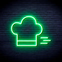 advpro-chef-hat-ultra-bright-led-neon-sign-fnu0321 - Green