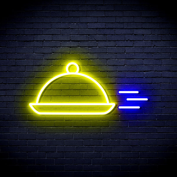 advpro-dishes-ultra-bright-led-neon-sign-fnu0322 - Blue & Yellow