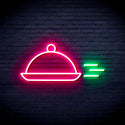 advpro-dishes-ultra-bright-led-neon-sign-fnu0322 - Green & Pink