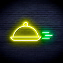 advpro-dishes-ultra-bright-led-neon-sign-fnu0322 - Green & Yellow